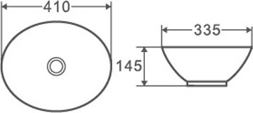 Умывальник D&K Matrix DT1390708