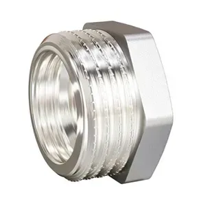 Футорка латунная никел. ду 15х8 (1/2"х1/4") ld