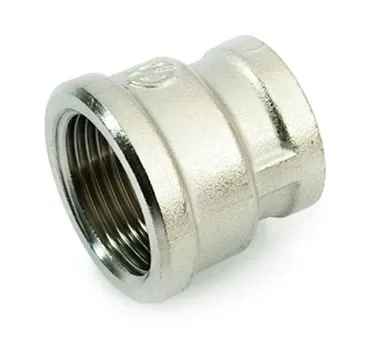 Муфта латунная никел. переходная ду 15х20 (1/2"х3/4") general fittings