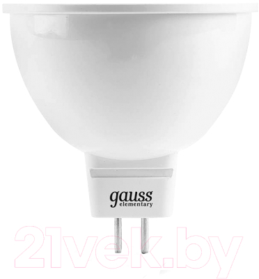 Лампа Gauss Elementary GU5.3 5.5W 2700K/3000К / 13516