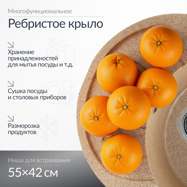 Мойка кухонная Saniteco Pura