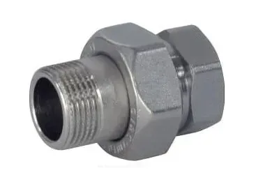 Соединитель латунный (американка) мр ду 15 (1/2") хром. giacomini