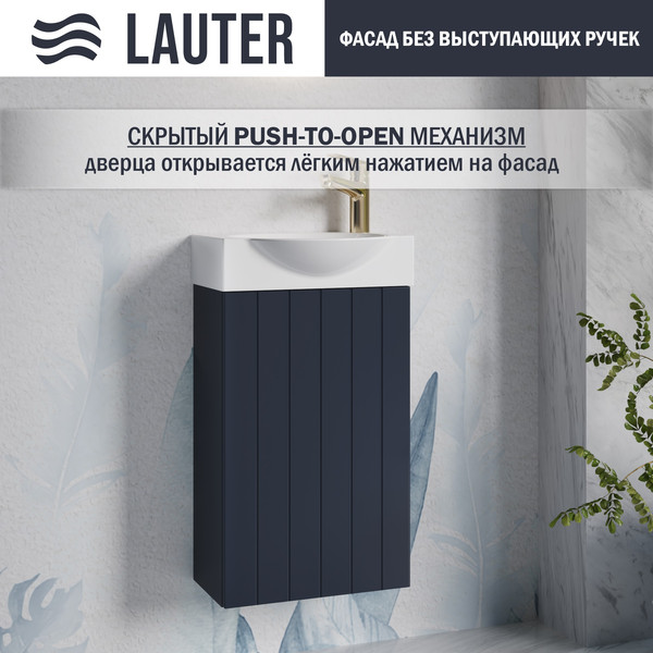 Тумба с умывальником Lauter Из искусственного мрамора Amelia 40
