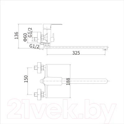 Смеситель Fashun A2282-8