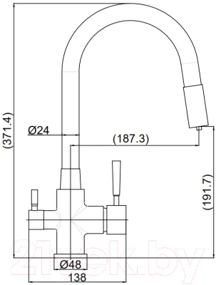 Смеситель Maxonor Pure Life PL4461-8