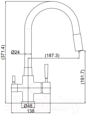 Смеситель Maxonor Pure Life PL4461-8