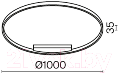 Потолочный светильник Maytoni Rim MOD058PL-L54W3K