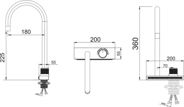 Смеситель РМС SUS130-017F