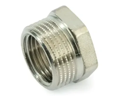 Футорка латунная никел. ду 25х15 шестигр. general fittings