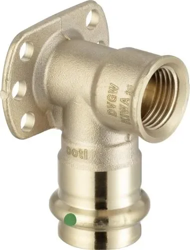 Отвод бронз. вр с крепл. 15х1/2" profipress viega