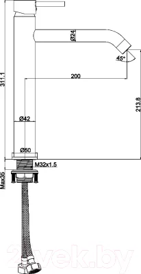 Смеситель Maxonor Pure Life PL1187