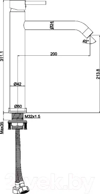 Смеситель Maxonor Pure Life PL1187