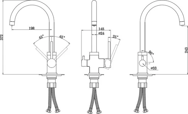 Смеситель Paulmark Essen Es213211-431WH