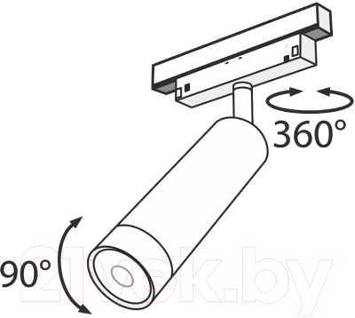 Трековый светильник Maytoni TR019-2-7W4K-B
