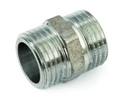 Ниппель латунный хром. ду 15 (1/2") general fittings