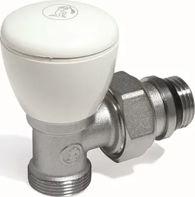 Клапан ручной угловой нр 1/2"х16 арт. r25x033 giacomini