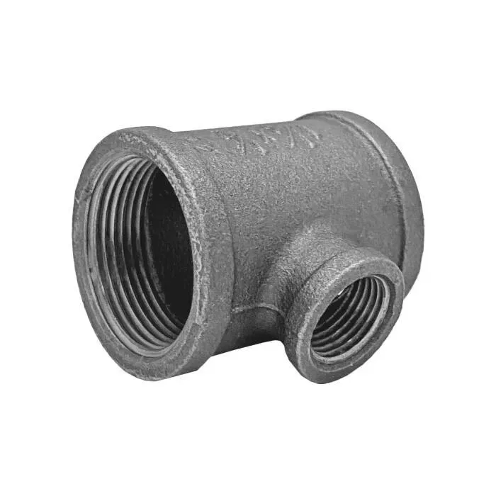 Тройник чугунный переходной ду 40х15 (1 1/2"х1/2") fittex plus