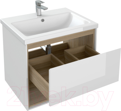 Тумба под умывальник Cersanit Louna 60 / SP-SZ-LOU-CO60/Wh