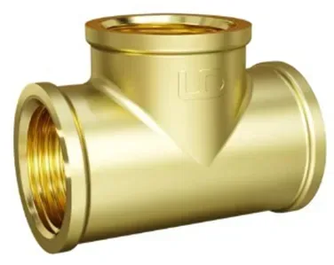 Тройник латунный ду 15 (1/2") ld