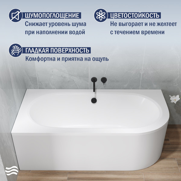 Ванна акриловая Lauter Bliss 150х75 L / 21201051L