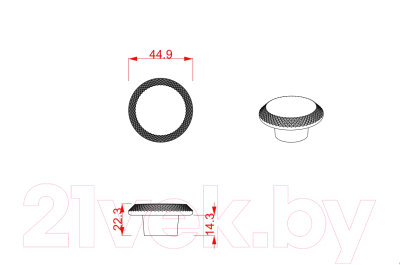 Ручка для мебели Cebi Nola A4102 003 PC27