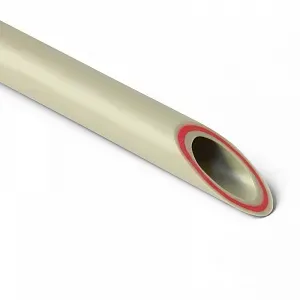 П/п труба армир. стекловолокном 50х8,3 sdr6 pn 25 серая (4 м) pro aqua