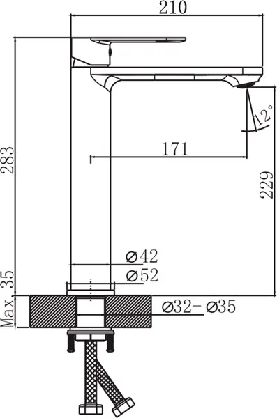 Смеситель Lauter Moon 21СK81691C