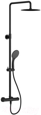 Душевая система со смесителем Cersanit Brasko Black 63112/64527