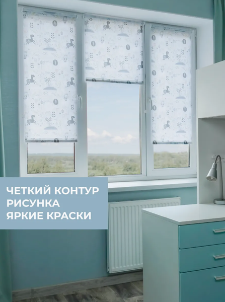 Рулонная штора Franc Gardiner Print Сказочный лес 60х160 / 9403217472