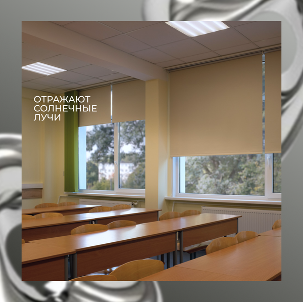 Рулонная штора Franc Gardiner Blackout Silver 75x160 / 9403219735