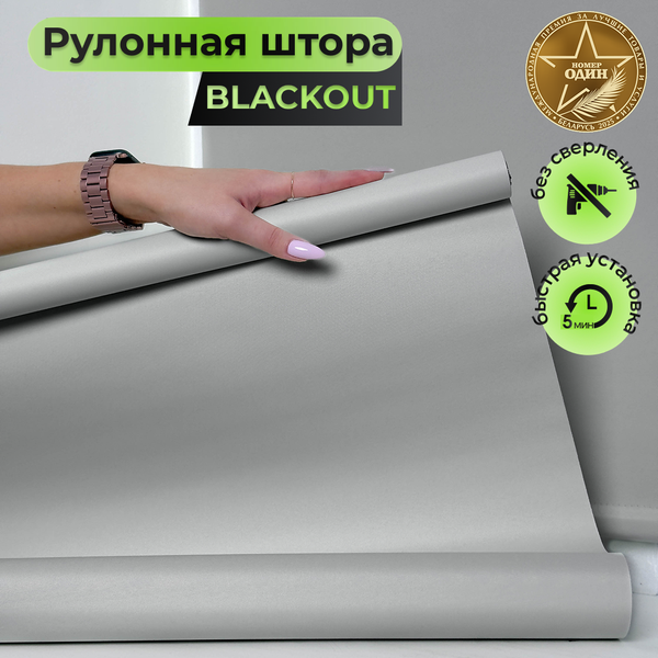Рулонная штора АС МАРТ Оливия 90x160