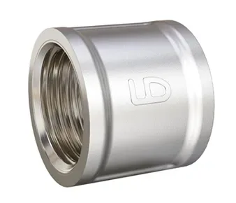 Муфта латунная никел. ду 32 (1 1/4") ld