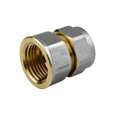 М/п муфта никел. вр 16х3/4" aquasfera