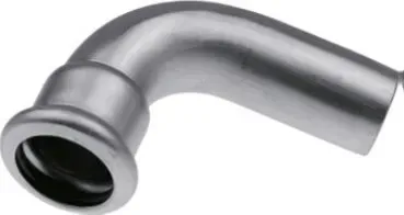 Отвод inox ниппельный 90* press 28х28 арт. 1609068145 (6190371) kan
