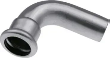 Отвод inox ниппельный 90* press 28х28 арт. 1609068145 (6190371) kan