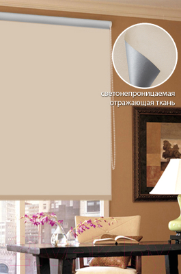 Рулонная штора Эскар Blackout 90x160 / 390090901701