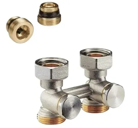 Клапан н-образный прямой для двухтрубных систем 1/2"fх3/4"e арт. r387x012 giacomini