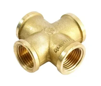 Крестовина латунная ду 25 (1") general fittings