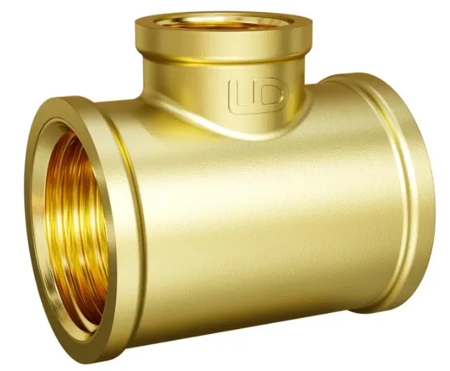 Тройник латунный переходной ду 25х15х25 (1"х1/2"х1") ld