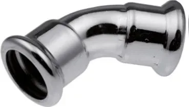 Отвод steel 45* press 18х18 арт. 1509068007 (620171.2) kan