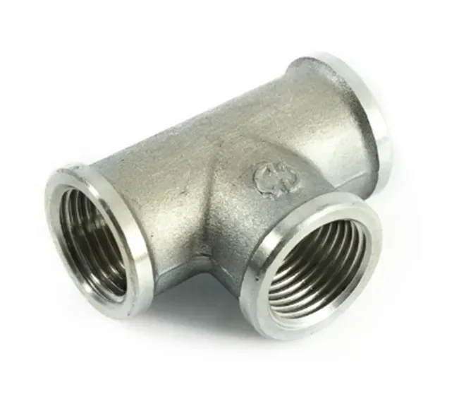 Тройник латунный никел. ду 8 (1/4") general fittings