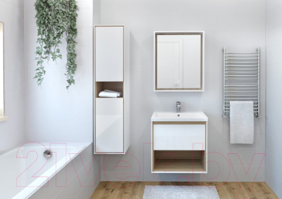 Тумба под умывальник Cersanit Louna 60 / SP-SZ-LOU-CO60/Wh