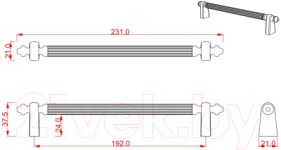 Ручка для мебели Cebi A1121 PC27