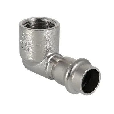 Угольник нерж. сталь 90* вр 28х3/4" valtec