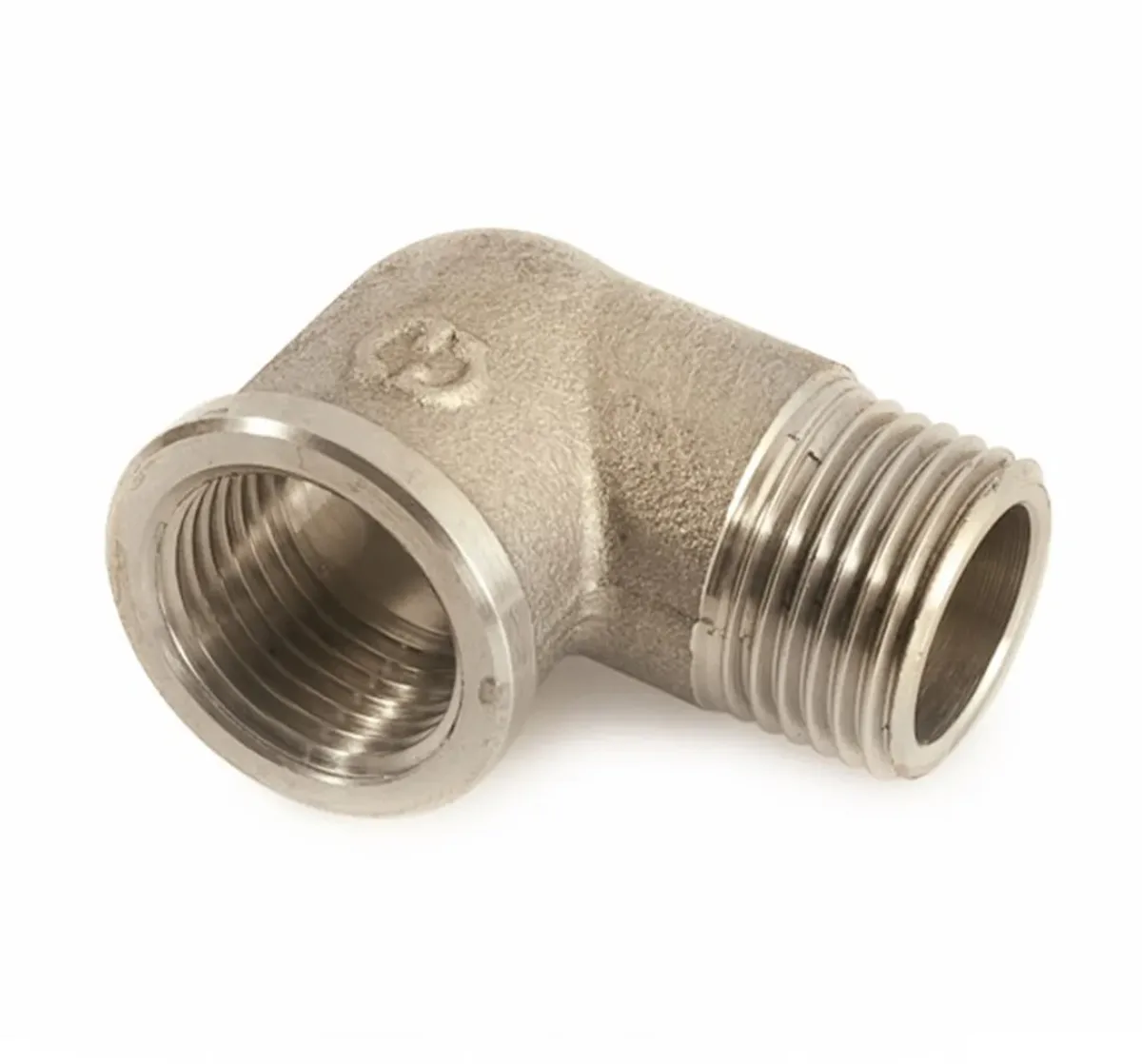 Угольник латунный никел. мр ду 20 (3/4") general fittings