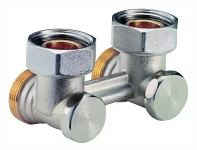 Клапан н-образный угловой для двухтрубных систем 3/4"х3/4"e арт. r388x002 giacomini