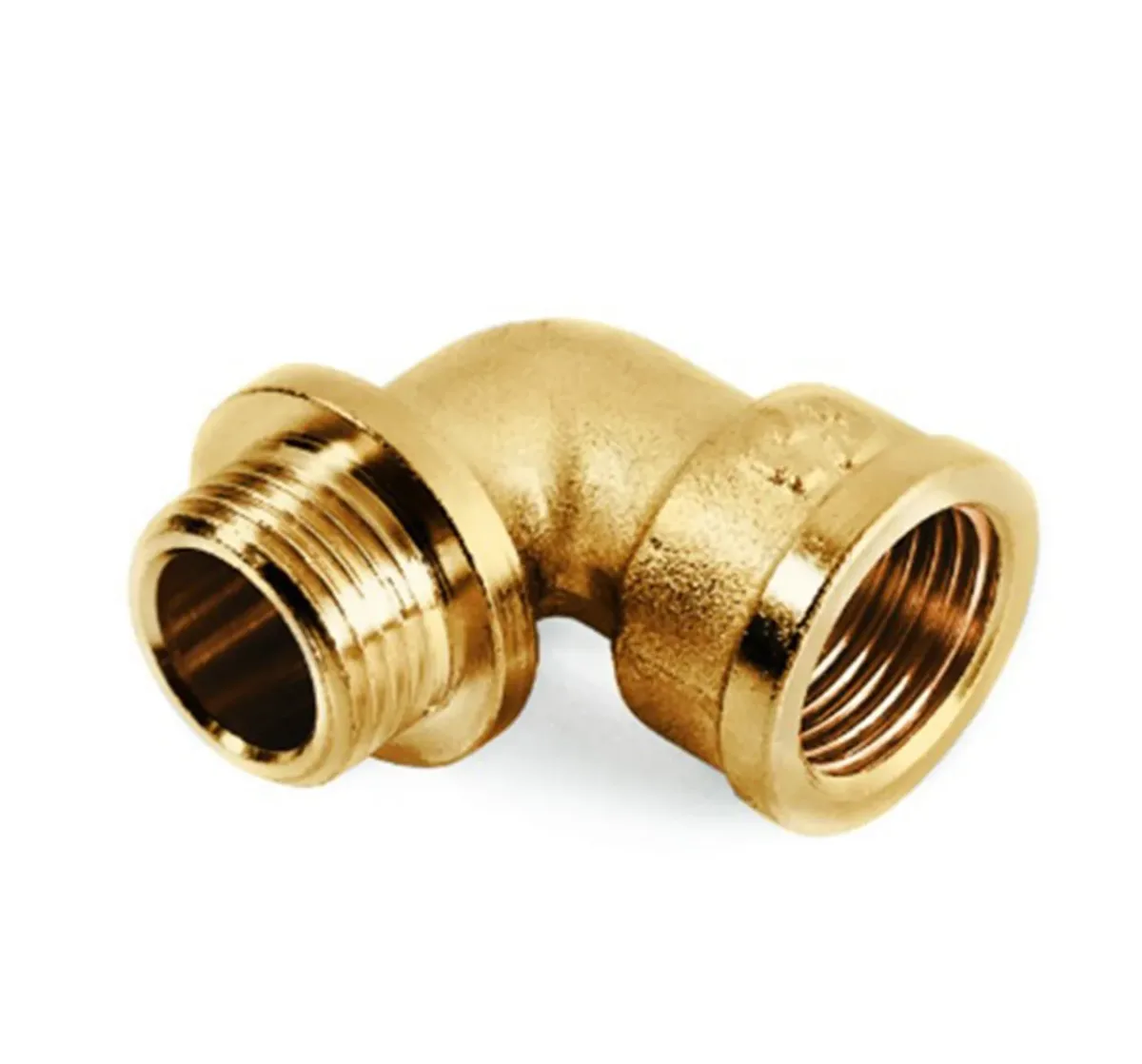 Угольник латунный мр ду 20 (3/4") с бортом general fittings