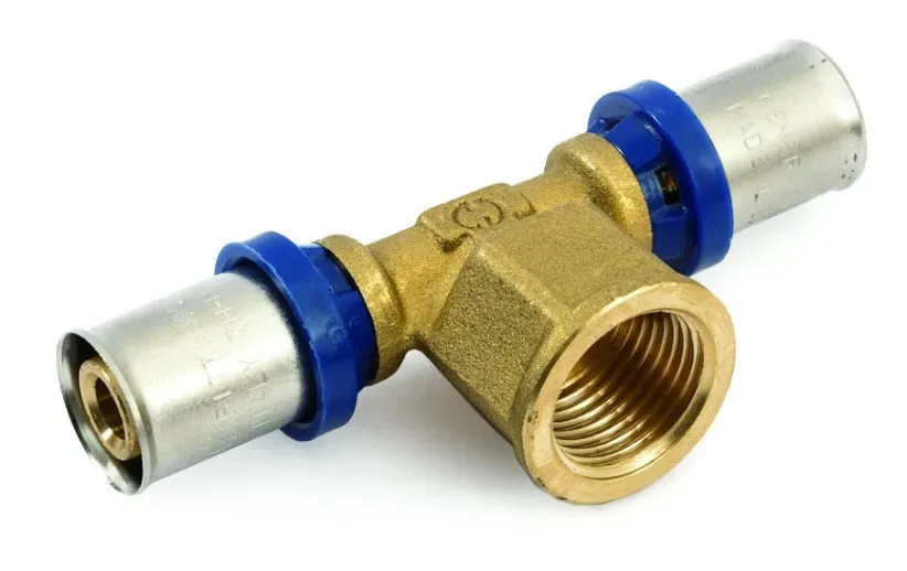 Пресс-тройник вр 20х1/2"х20 general fittings