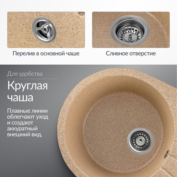 Мойка кухонная Saniteco Pura