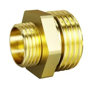 Ниппель латунный переходной ду 40х32 (1 1/2"х1 1/4") ld